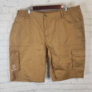 Men's Ellobird Tan Cargo Shorts, Size 40